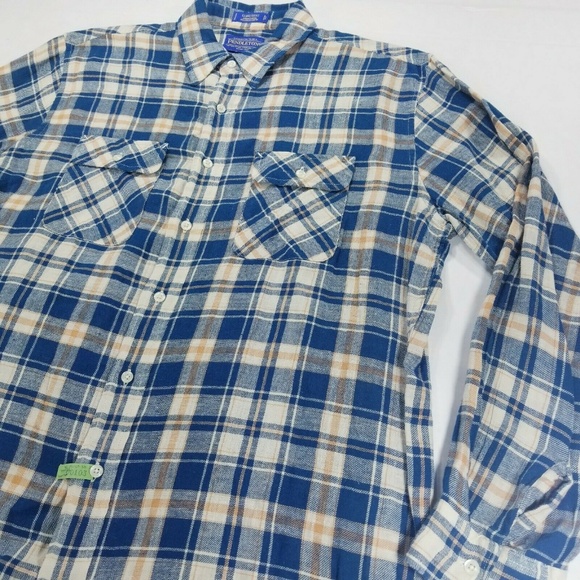 Pendleton Clark Shirt Linen cotton blend Plaid - Picture 4 of 8